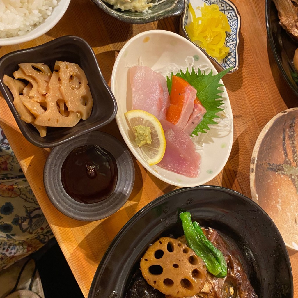 ユーザーが投稿した昼定食煮魚の写真 - 実際訪問したユーザーが直接撮影して投稿した天神橋魚介 / 海鮮料理天満産直市場の写真