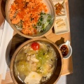 鮭いくらごはん - 実際訪問したユーザーが直接撮影して投稿した道玄坂和食 / 日本料理こめらく 海鮮ごはんと和のスープ。 渋谷地下街店の写真のメニュー情報