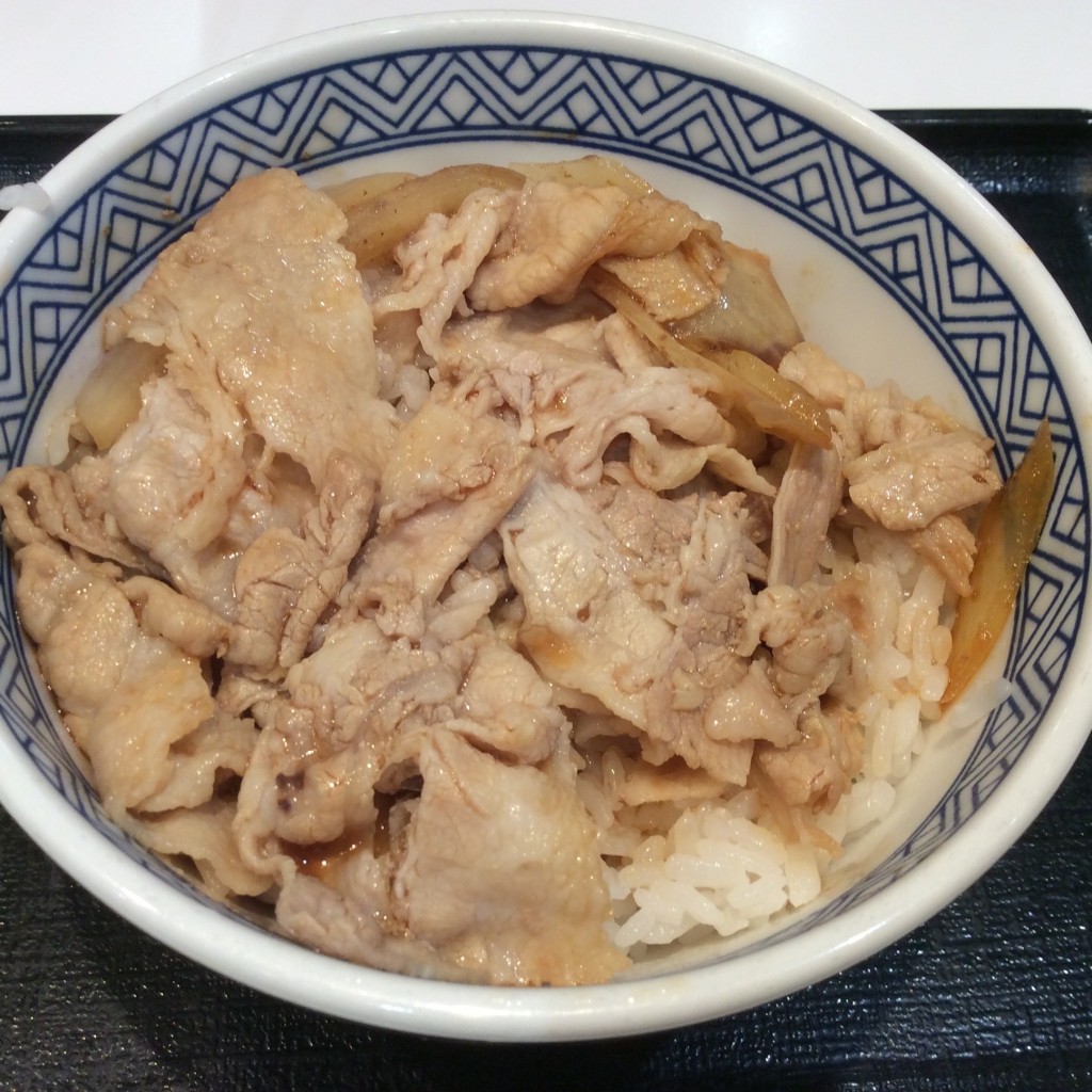 ユーザーが投稿したN豚丼の写真 - 実際訪問したユーザーが直接撮影して投稿した立売西町牛丼吉野家 四条東洞院店の写真