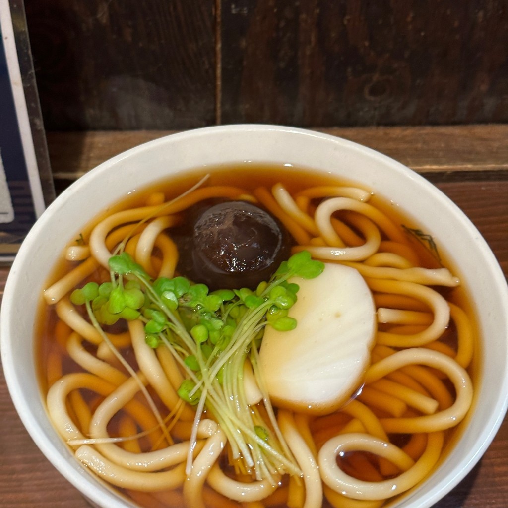 ユーザーが投稿したA上かけうどん 480xの写真 - 実際訪問したユーザーが直接撮影して投稿した北幸そば味奈登庵 横浜天理ビル店の写真