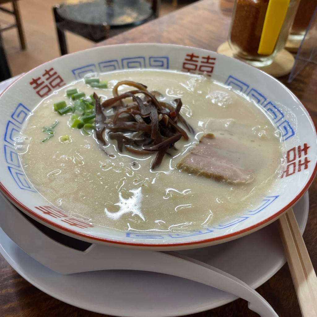 ユーザーが投稿した博多ラーメンの写真 - 実際訪問したユーザーが直接撮影して投稿した下呉服町ラーメン専門店博多元気一杯!!の写真