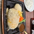 3種のチーズハンバーグランチ - 実際訪問したユーザーが直接撮影して投稿した下石田ステーキSTEAK HOUSE WATAYOSHIの写真のメニュー情報