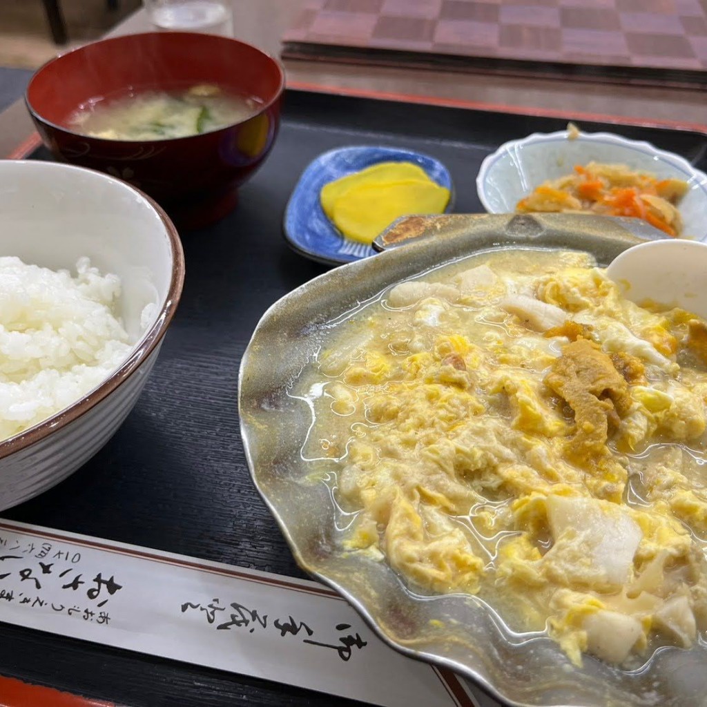 ユーザーが投稿したほたて味噌焼き定食の写真 - 実際訪問したユーザーが直接撮影して投稿した新町定食屋お食事処おさないの写真