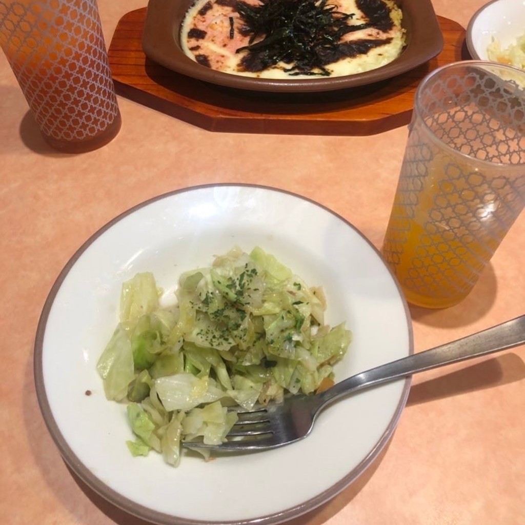 ユーザーが投稿したサラダの写真 - 実際訪問したユーザーが直接撮影して投稿した上近江イタリアンサイゼリヤ 新潟近江店の写真