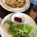 ピザ - 実際訪問したユーザーが直接撮影して投稿した石山東カフェ森のカフェおんの写真のメニュー情報