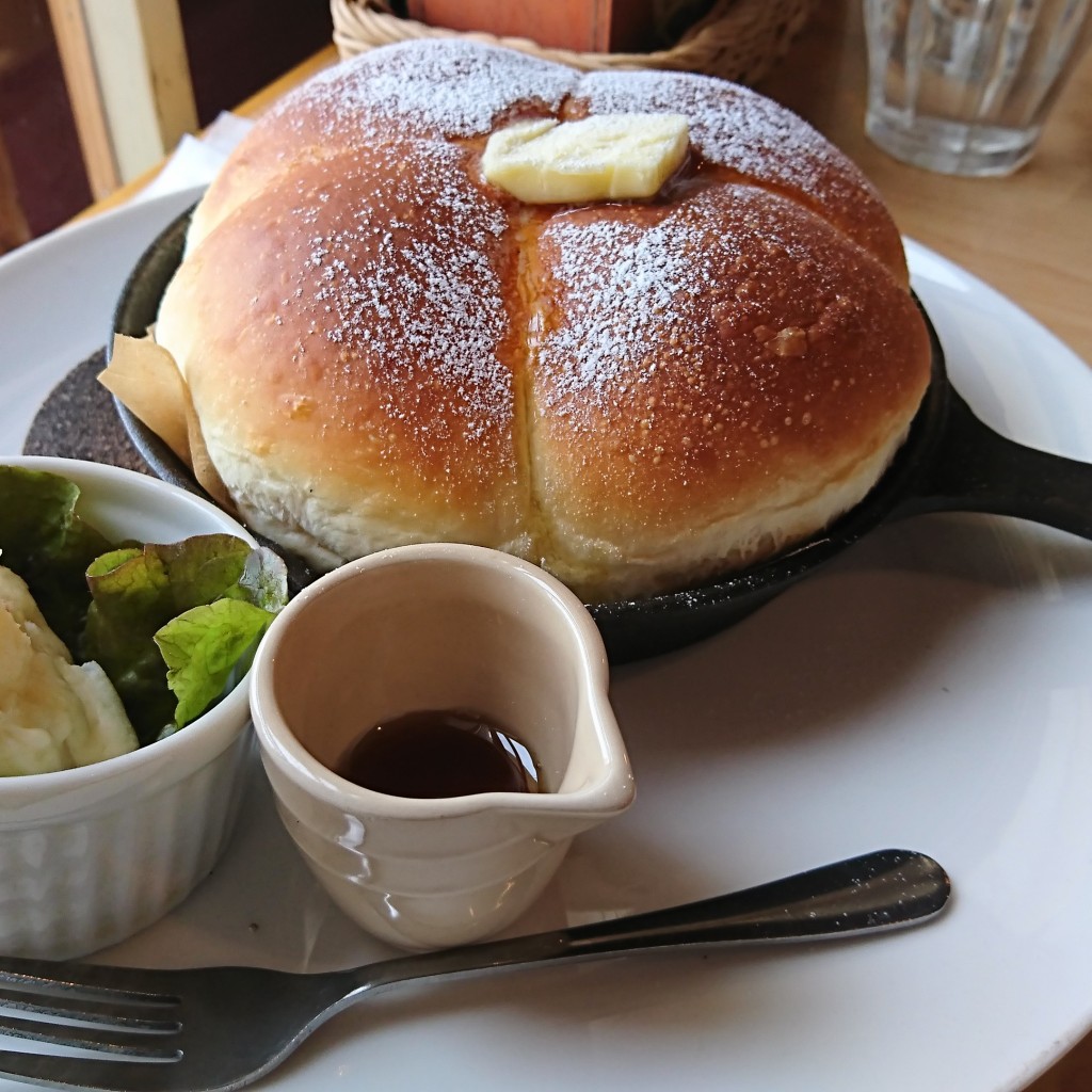 ユーザーが投稿したモーニング ふわふわちぎりパンの写真 - 実際訪問したユーザーが直接撮影して投稿した飯ノ木ベーカリーLe Lupin Bleuの写真
