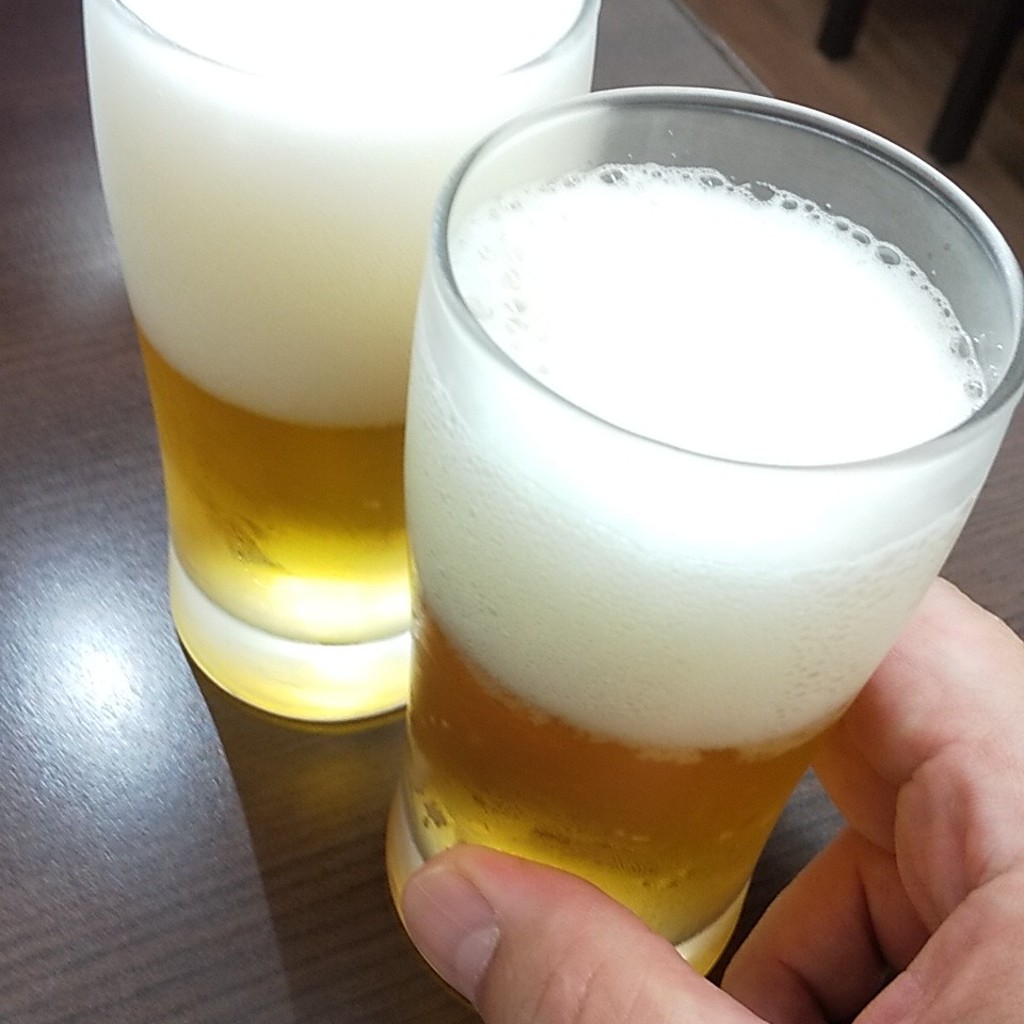 ユーザーが投稿したビールの写真 - 実際訪問したユーザーが直接撮影して投稿した西明石南町たこ焼き明石玉 十三味の写真