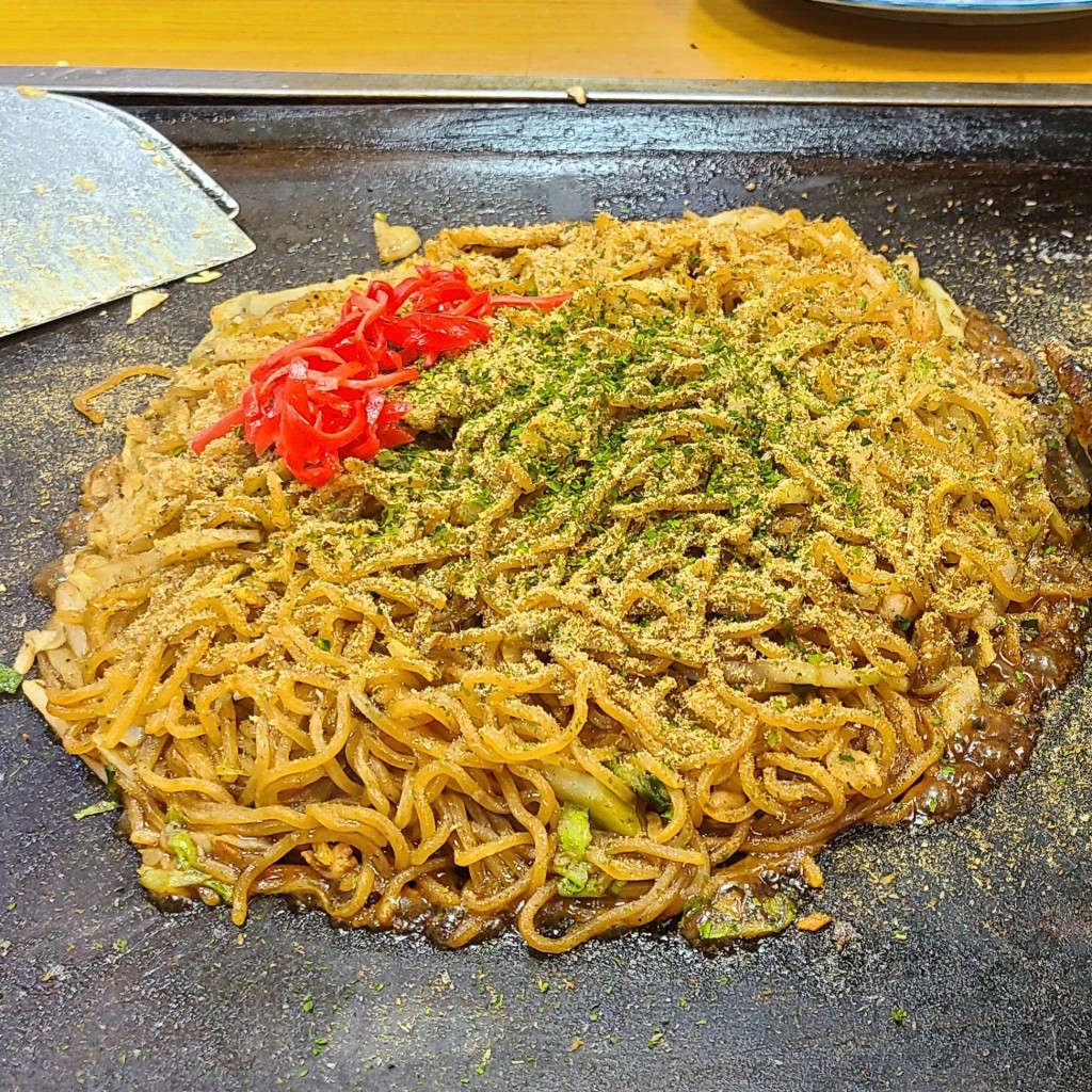 ユーザーが投稿したうるおい焼きそばの写真 - 実際訪問したユーザーが直接撮影して投稿した淀師焼きそばうるおいてい 本店の写真