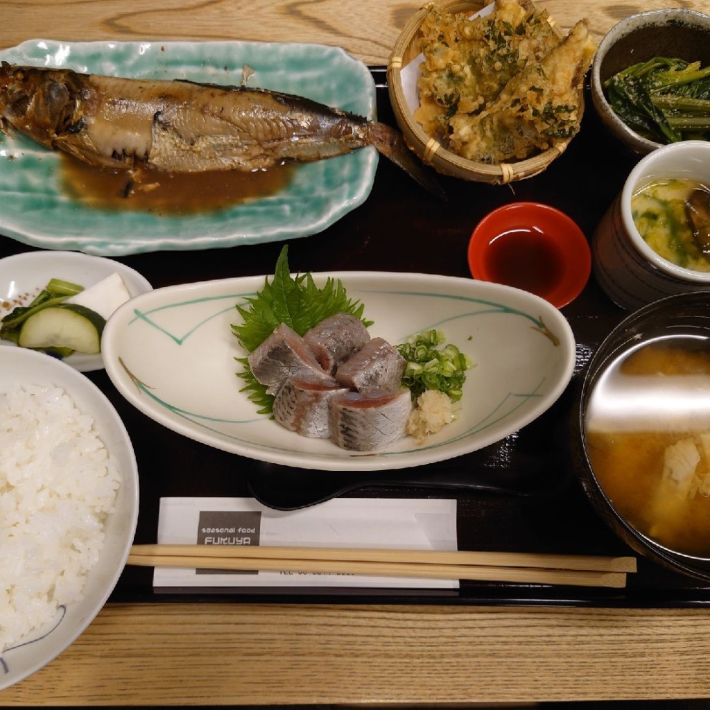 ユーザーが投稿したイワシ定食の写真 - 実際訪問したユーザーが直接撮影して投稿した千駄木和食 / 日本料理季節料理 ふくやの写真