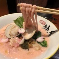 「桜」ラーメン - 実際訪問したユーザーが直接撮影して投稿した梅里鉄板焼き麺昇 神の手の写真のメニュー情報