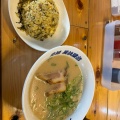 ラーメン、高菜チャーハン - 実際訪問したユーザーが直接撮影して投稿した港ラーメン / つけ麺名物元祖長浜ラーメン 長浜屋台の写真のメニュー情報