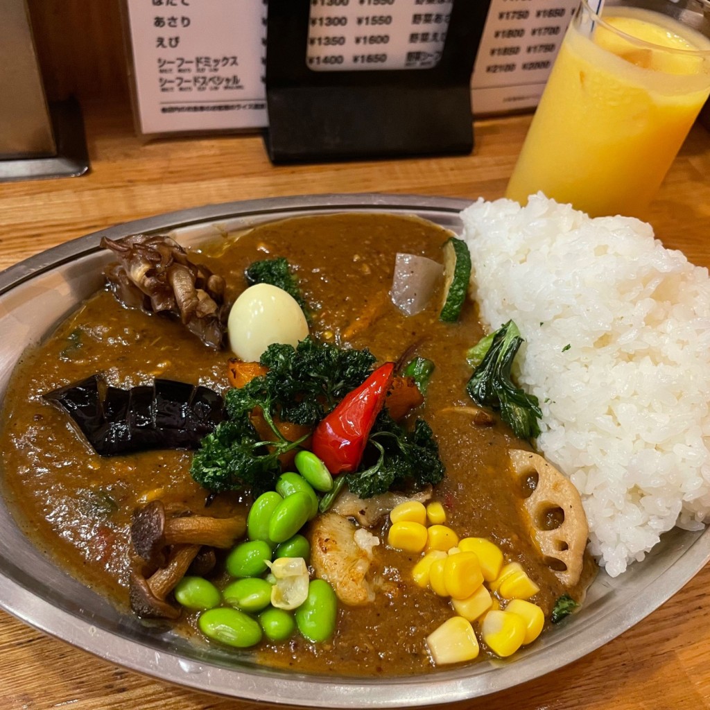 ユーザーが投稿した野菜カレーの写真 - 実際訪問したユーザーが直接撮影して投稿した前原町カレーカレーの店 プーさんの写真