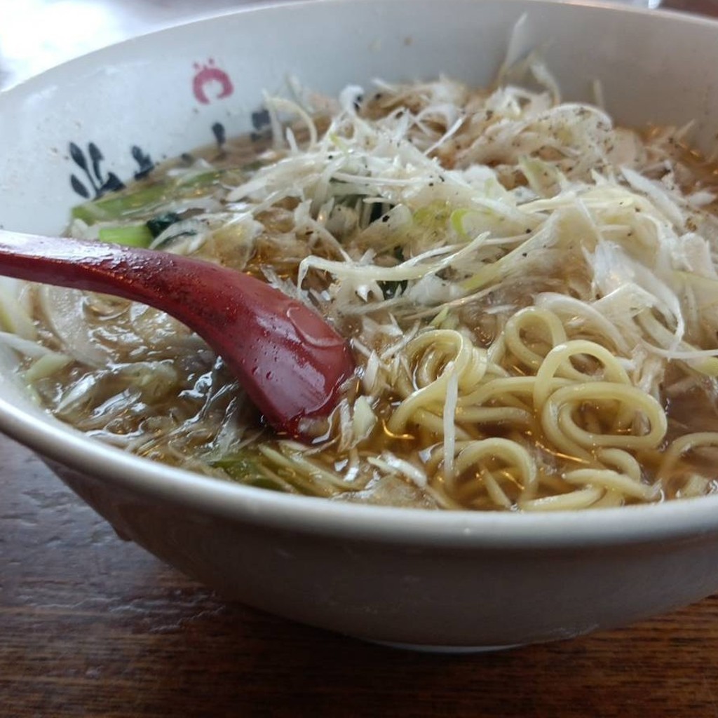 ユーザーが投稿したネギラーメンの写真 - 実際訪問したユーザーが直接撮影して投稿した原町区大木戸ラーメン専門店尚ちゃんラーメンの写真