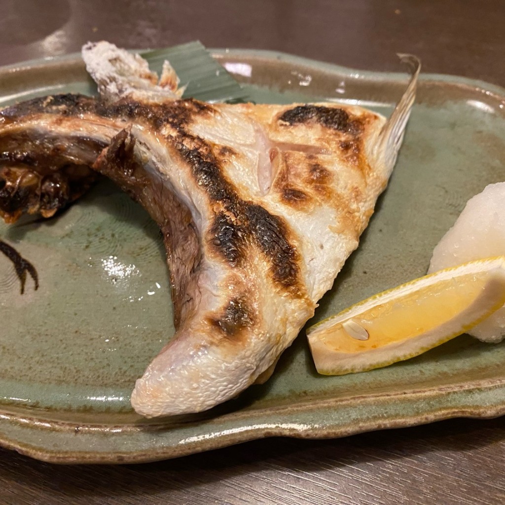 ユーザーが投稿した本日の焼き魚じタタキライの写真 - 実際訪問したユーザーが直接撮影して投稿した唐ケ原うどん平塚漁港直送鮮魚 手打そば 磯っぺの写真