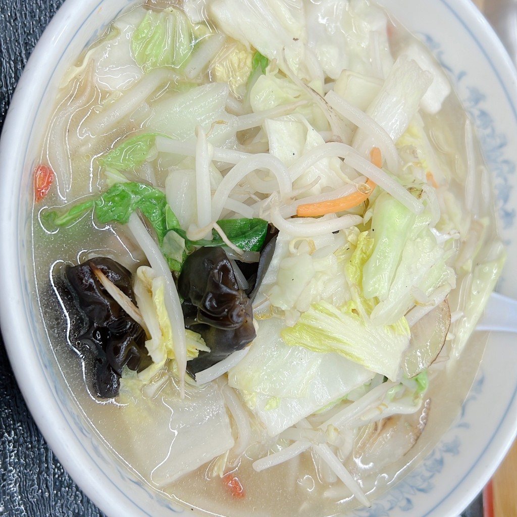 ユーザーが投稿したタンメンの写真 - 実際訪問したユーザーが直接撮影して投稿した西新宿中華料理福しん 新宿小滝橋店の写真