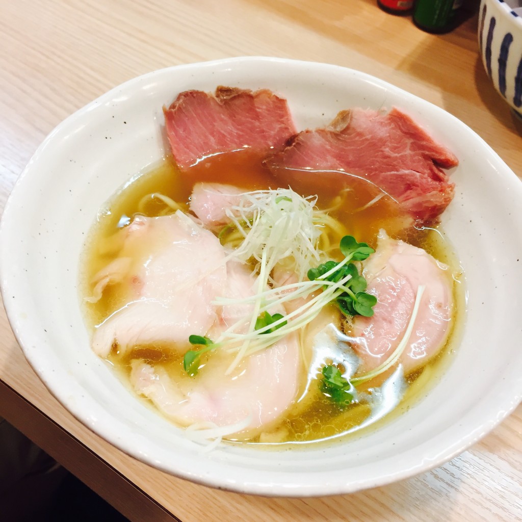 ユーザーが投稿した塩ラーメンの写真 - 実際訪問したユーザーが直接撮影して投稿した西院四条畑町ラーメン専門店麺処 鶏谷の写真