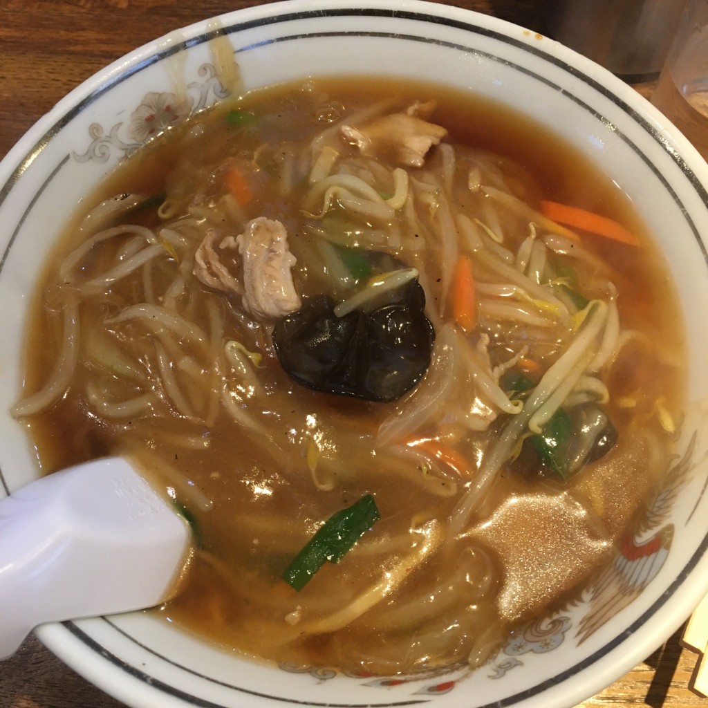 ユーザーが投稿したもやしラーメンの写真 - 実際訪問したユーザーが直接撮影して投稿した根岸中華料理天好の写真