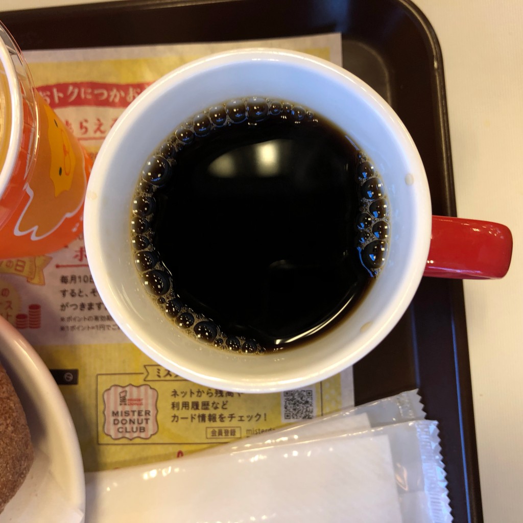 ユーザーが投稿したブレンドコーヒーの写真 - 実際訪問したユーザーが直接撮影して投稿した相川ドーナツミスタードーナツ 鳴子の写真