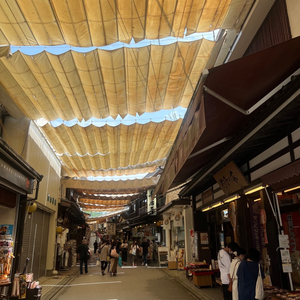 ゆうりぃさんが投稿した宮島町商店街のお店宮島表参道商店街/オモテサンドウショウテンガイの写真