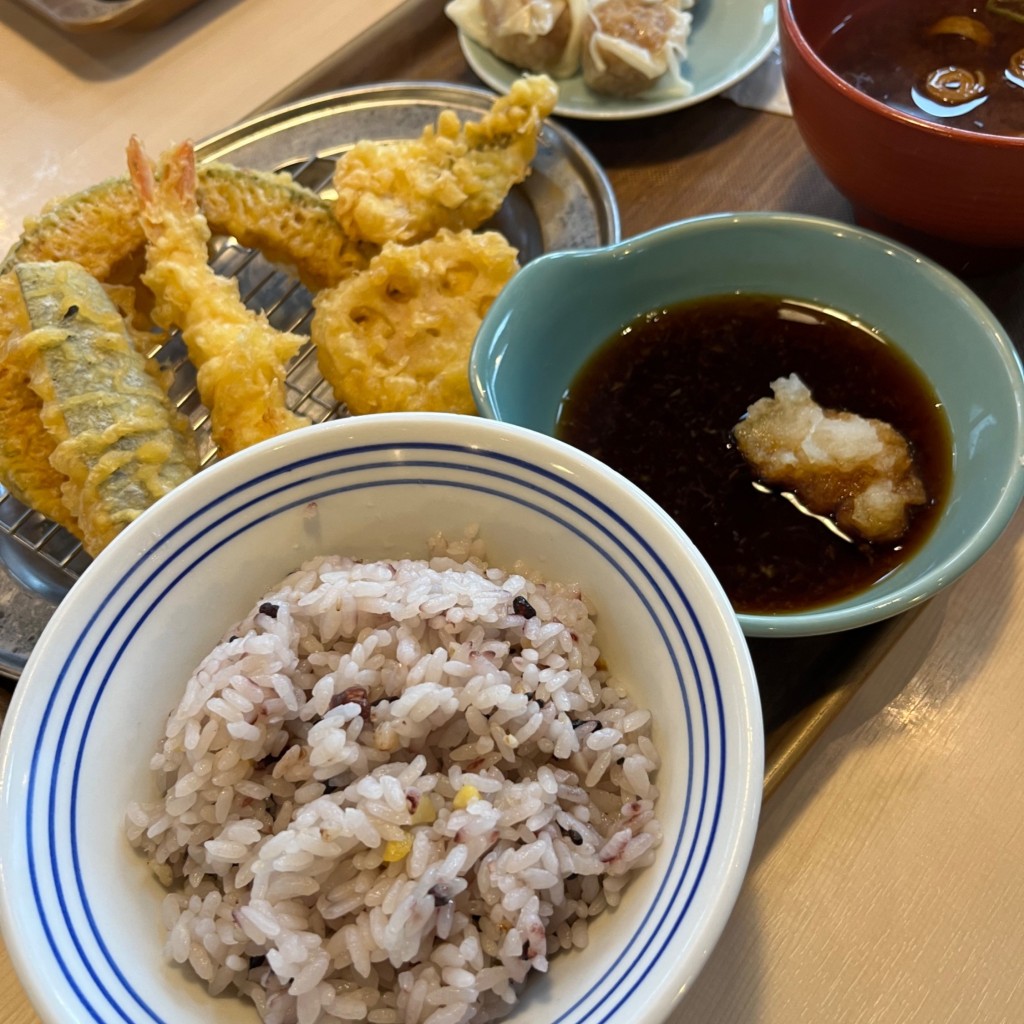 ユーザーが投稿したえびのや定食天ぷら定食穴子天丼の写真 - 実際訪問したユーザーが直接撮影して投稿した大枝中山町丼ものえびのや 京都洛西店の写真