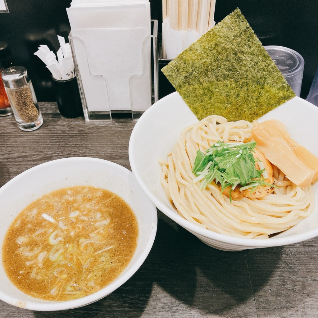 ユーザーが投稿した煮干しつけ麺の写真 - 実際訪問したユーザーが直接撮影して投稿した湯島ラーメン / つけ麺麺処 大沼の写真