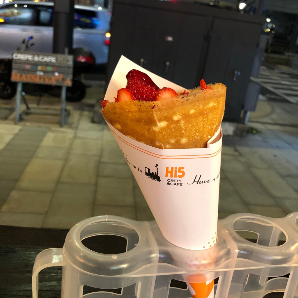 づあat愛媛and岡山グルメさんが投稿した南堀端町スイーツのお店CREPE&CAFE Hi5/クレープ アンド カフェ ハイファイブの写真