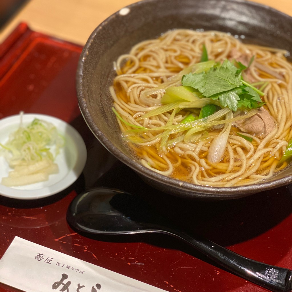 いただきMAXさんが投稿した大手町そばのお店包丁切り蕎麦 みとう庵 大手町店/ホウチョウギリソバ ミトウアン オオテマチテンの写真