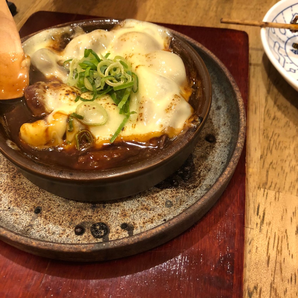 ユーザーが投稿したうな肝チーズどて煮の写真 - 実際訪問したユーザーが直接撮影して投稿した東野田町うなぎうなぎ串料理 う頂天の写真