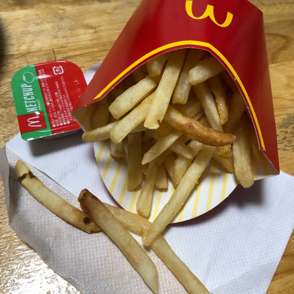 ユーザーが投稿したマックフライポテトの写真 - 実際訪問したユーザーが直接撮影して投稿した南町ファーストフードマクドナルド 川口南町店の写真