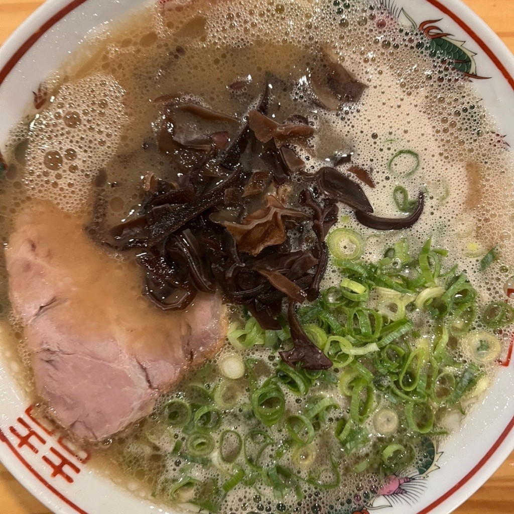 ユーザーが投稿した鶏白湯ラーメン(醤油)の写真 - 実際訪問したユーザーが直接撮影して投稿した筑波ラーメン専門店麺屋 れんしんの写真