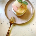桃のムースケーキ - 実際訪問したユーザーが直接撮影して投稿した秋保町湯元カフェMIDIの写真のメニュー情報