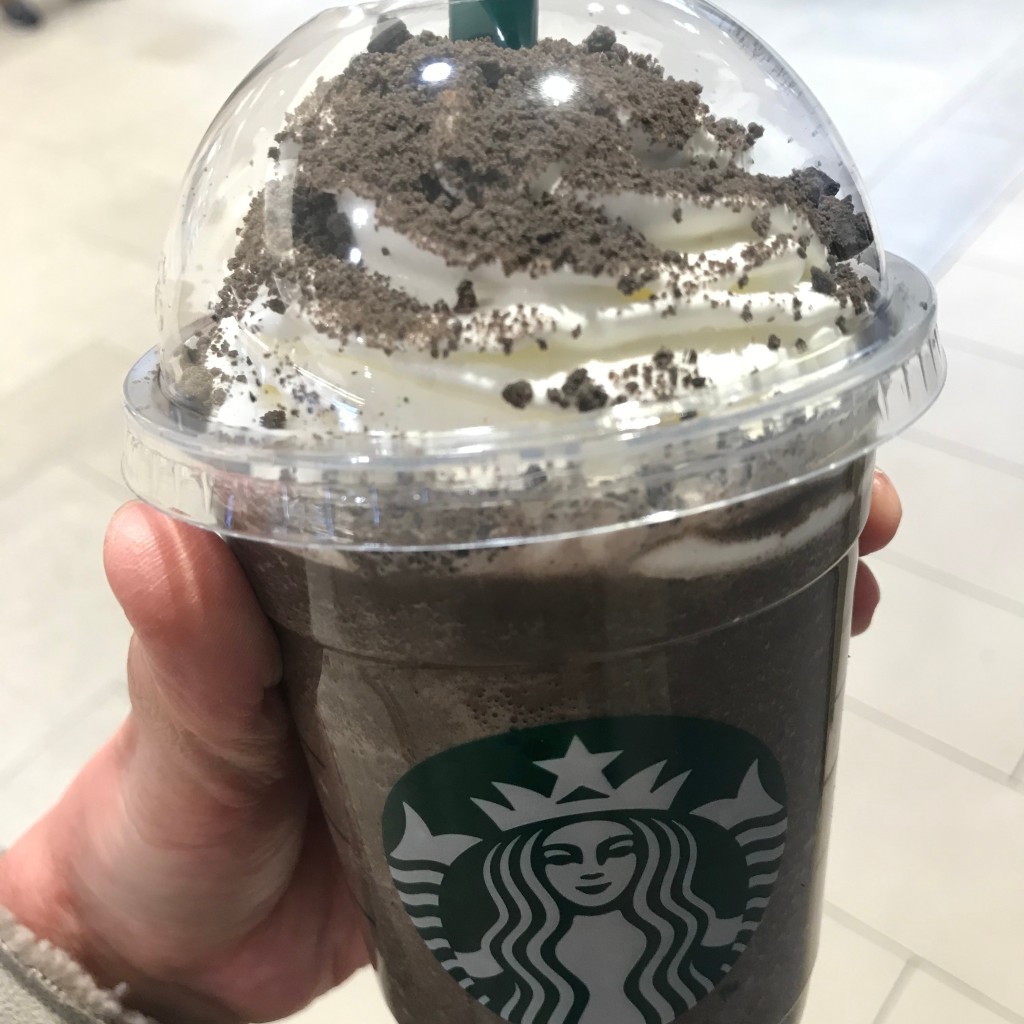 ユーザーが投稿したチョコオンザチョコフラペチーノの写真 - 実際訪問したユーザーが直接撮影して投稿した南幸カフェスターバックスコーヒー 横浜ジョイナス店の写真