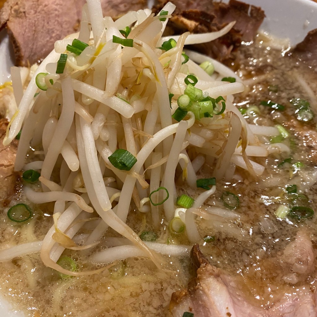 ユーザーが投稿したラーメン 朝半ライスの写真 - 実際訪問したユーザーが直接撮影して投稿した紫竹山ラーメン / つけ麺万人家 紫竹山店の写真