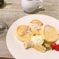 実際訪問したユーザーが直接撮影して投稿した中央町カフェフラッフィーパンケーキ&カフェ 小山ロブレの写真