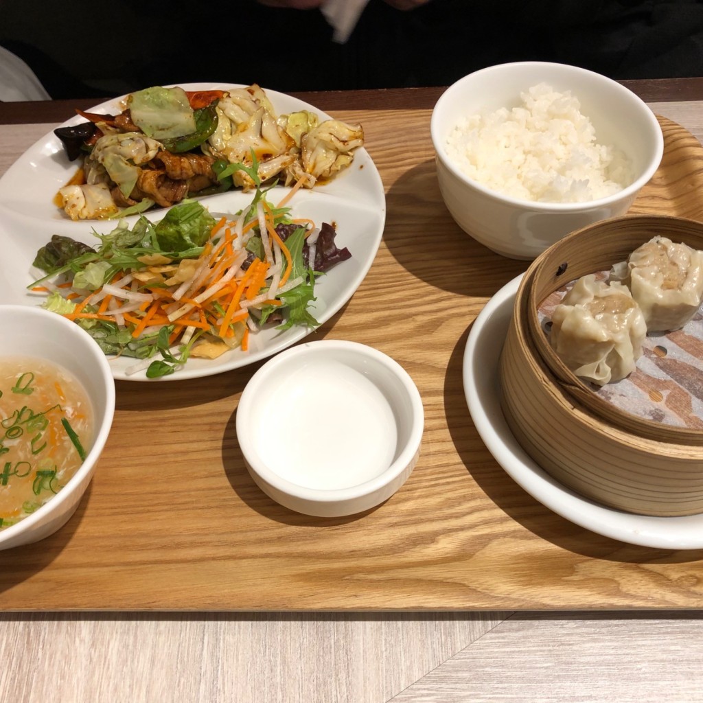 ユーザーが投稿したホリデー回鍋肉セットの写真 - 実際訪問したユーザーが直接撮影して投稿した新中道上海料理上海常 イオンモール新利府店の写真