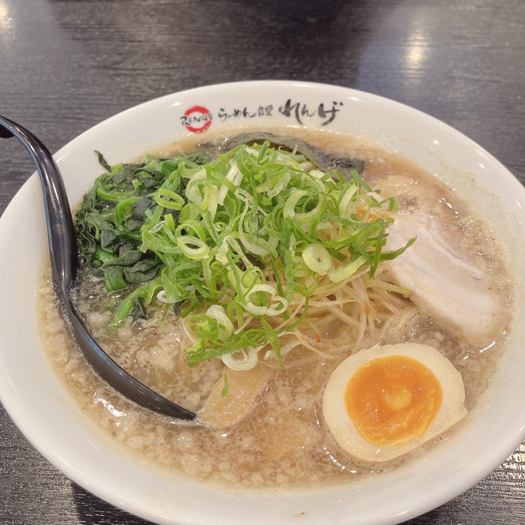 ユーザーが投稿したねぎれんげラーメンの写真 - 実際訪問したユーザーが直接撮影して投稿した長地源ラーメン専門店れんげ 岡谷店の写真