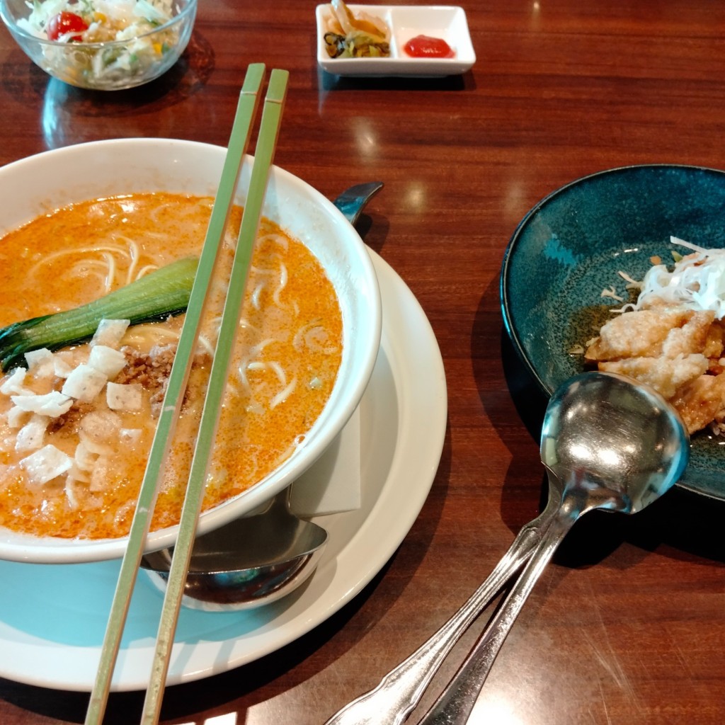 ユーザーが投稿した黄龍ランチセッ トの写真 - 実際訪問したユーザーが直接撮影して投稿した戸島西中華料理中国料理 黄龍の写真