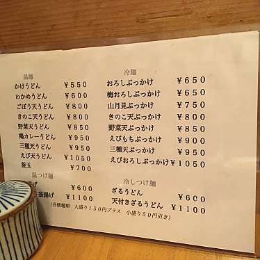 実際訪問したユーザーが直接撮影して投稿した有楽町うどんうどん処柳ばし時空の写真