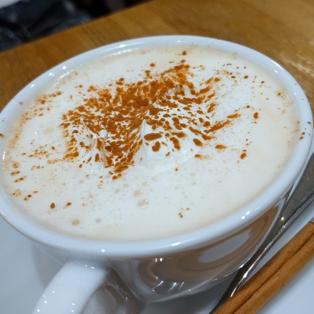 ユーザーが投稿したカプチーノの写真 - 実際訪問したユーザーが直接撮影して投稿した南宮町喫茶店珈琲家 MINIZAの写真