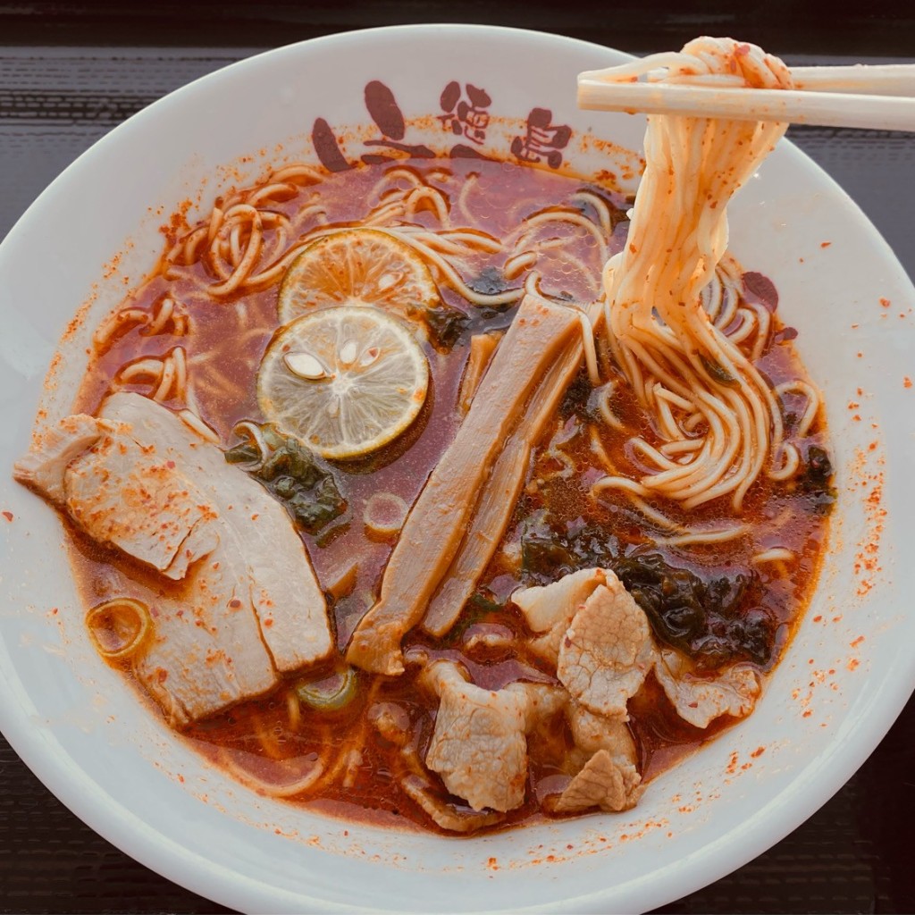 グルメリポートさんが投稿した豊久ラーメン / つけ麺のお店宝ラーメン 徳島阿波おどり空港店/タカララーメン トクシマアワオドリクウコウテンの写真