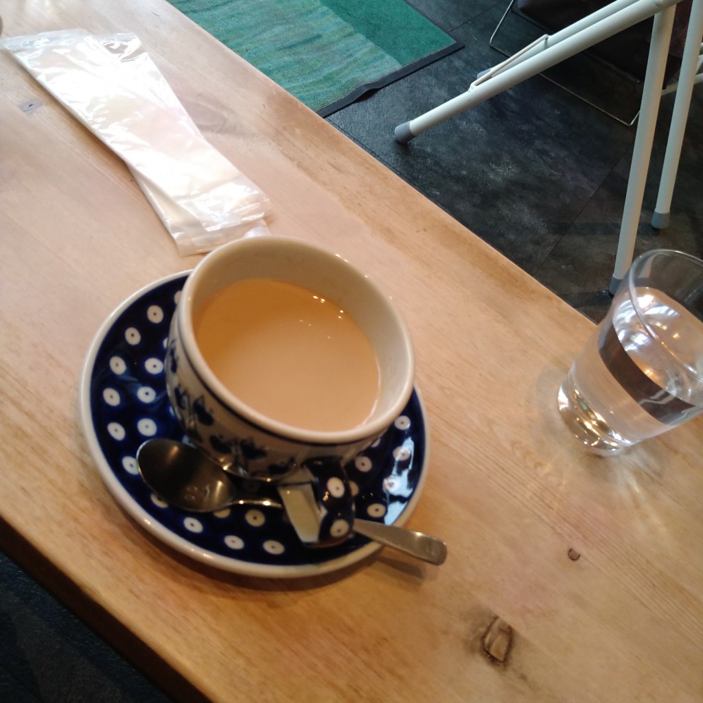 ユーザーが投稿したカフェオレの写真 - 実際訪問したユーザーが直接撮影して投稿した強羅カフェスタジオカフェ シマの写真