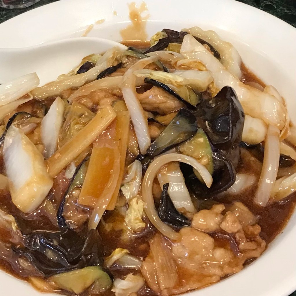 ユーザーが投稿した茄子豚肉飯の写真 - 実際訪問したユーザーが直接撮影して投稿した上野餃子タイガー餃子会舘 御徒町店の写真
