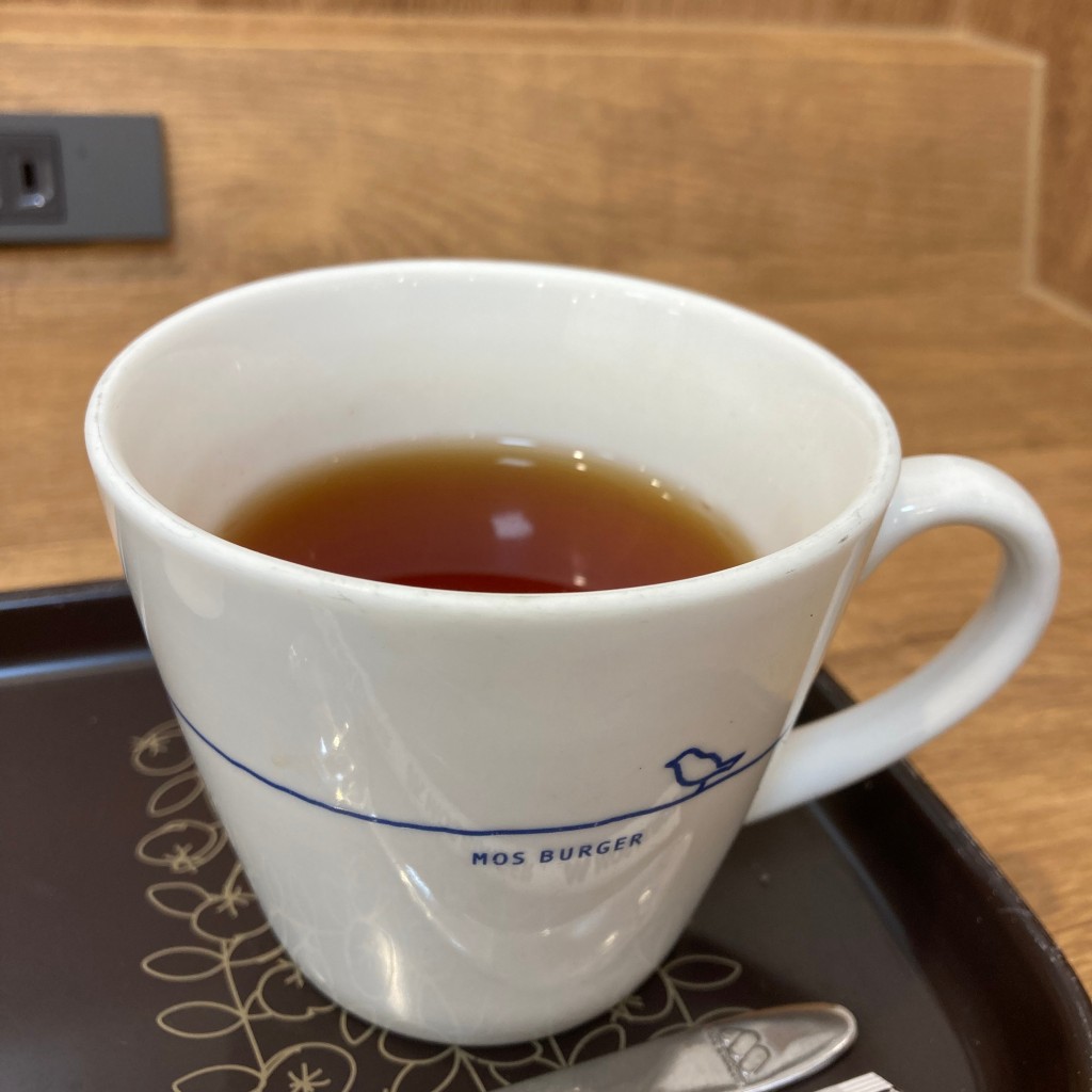 ユーザーが投稿した紅茶の写真 - 実際訪問したユーザーが直接撮影して投稿した八丁堀ファーストフードモスバーガー 広島八丁堀店の写真