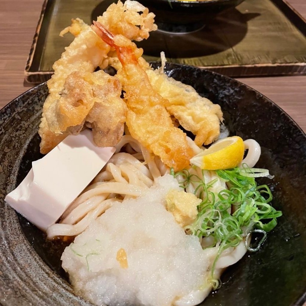 ユーザーが投稿した豆腐入り天盛りおろしの写真 - 実際訪問したユーザーが直接撮影して投稿した鎌取町うどんかまど 鎌取店の写真