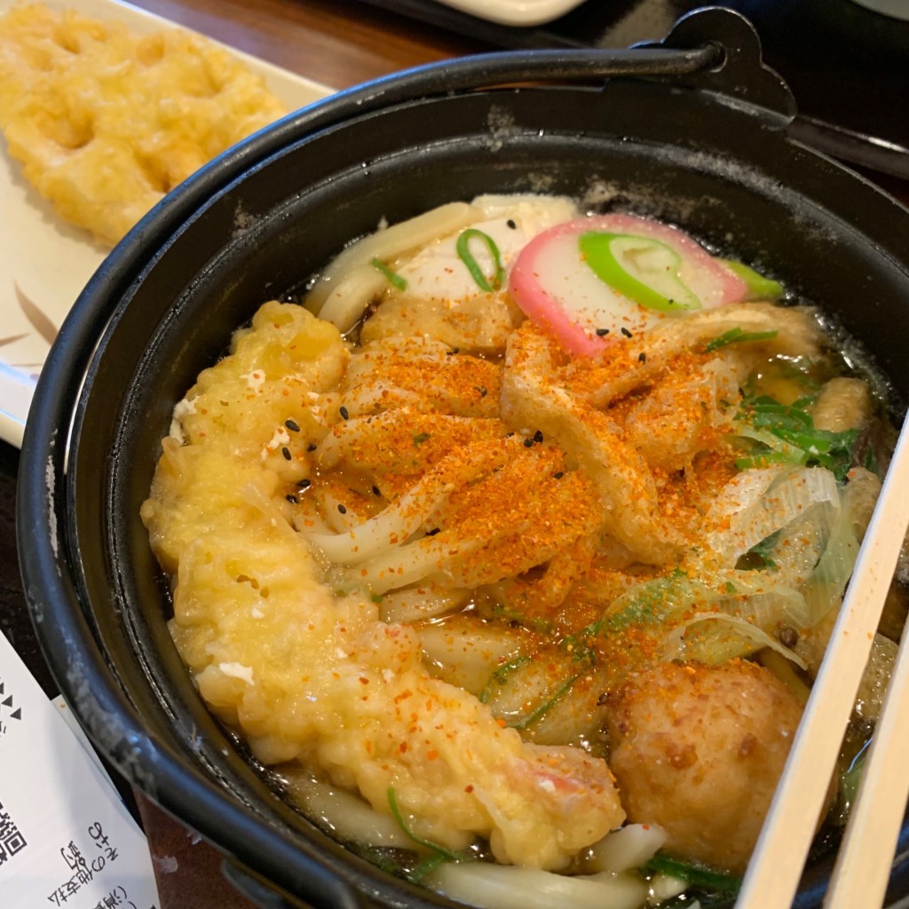 ユーザーが投稿した鍋焼きうどんの写真 - 実際訪問したユーザーが直接撮影して投稿した五福うどん丸亀製麺 富山五福店の写真