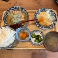 肉豆冨定食(白) - 実際訪問したユーザーが直接撮影して投稿した紺屋町居酒屋大衆食堂 安べゑ JR高槻駅前店の写真のメニュー情報