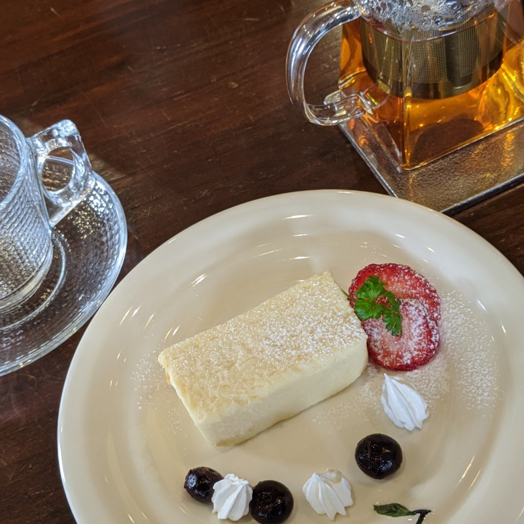 ユーザーが投稿したホワイトチョコチーズテリーヌの写真 - 実際訪問したユーザーが直接撮影して投稿した金手カフェ風待ち珈琲の写真