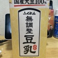 F 国産大豆無調整豆乳 - 実際訪問したユーザーが直接撮影して投稿した八幡ベーカリーパン工房エミーノ 本八幡店の写真のメニュー情報