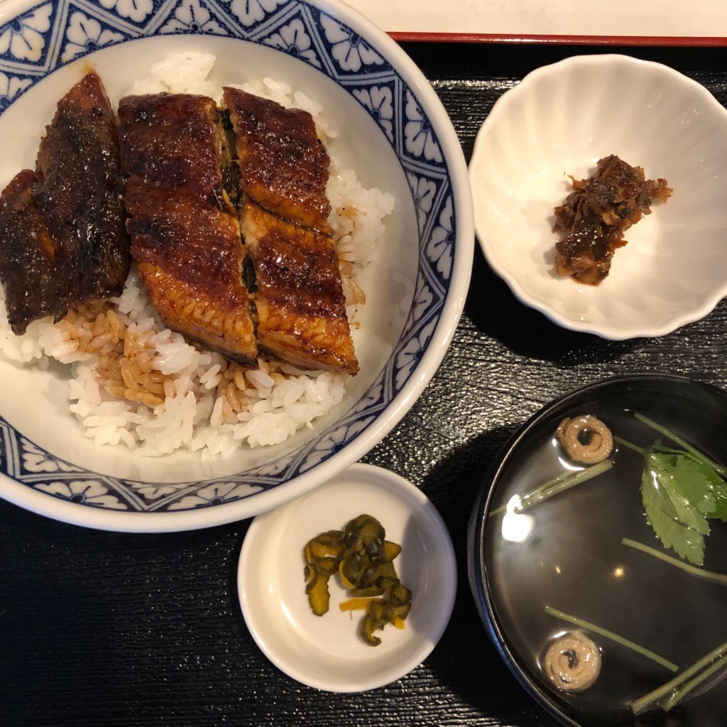 ユーザーが投稿したうな丼ランチの写真 - 実際訪問したユーザーが直接撮影して投稿した竹鼻町丸の内うなぎ川魚料理 うおたつの写真