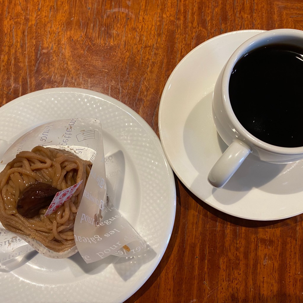 ユーザーが投稿したケーキセットの写真 - 実際訪問したユーザーが直接撮影して投稿した堀川町スイーツバッケンモーツアルト 中央通り本店の写真